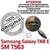 TAB E SM T563 USB Samsung Galaxy Qualité Pins SLOT ORIGINAL Prise MicroUSB de Connector à Chargeur SM-T563 TAB-E Fiche charge Dorés souder Dock