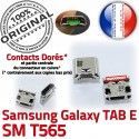 TAB E SM T565 USB Samsung Galaxy TAB-E Dock Connector ORIGINAL Pins Qualité Prise de charge SLOT SM-T565 Chargeur souder MicroUSB à Dorés Fiche
