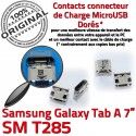 Samsung Galaxy Tab A T285 USB souder Pins Connector ORIGINAL Dorés à Prise Micro charge Chargeur Dock de TAB Connecteur 7 SM inch