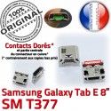 Samsung Galaxy Tab E T377 USB de Pins inch Dock Chargeur SM Micro Dorés ORIGINAL Connector 8 Connecteur souder TAB charge à Prise