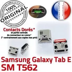 Dock Connector Prise souder Dorés TAB-E TAB Fiche E ORIGINAL SM-T562 Samsung Pins USB Chargeur T562 SM de MicroUSB à Qualité charge SLOT Galaxy