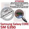 Samsung Core SM-G350 USB Charge souder Prise ORIGINAL Connector Galaxy Pins G350 à Plus de Connecteur Qualité SM Micro Dorés Chargeur charge