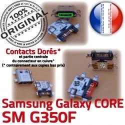 Core SM USB Connecteur Charge Micro souder G350F Chargeur Connector Plus charge de SM-G350F ORIGINAL Dorés Samsung Pins Prise Qualité à Galaxy