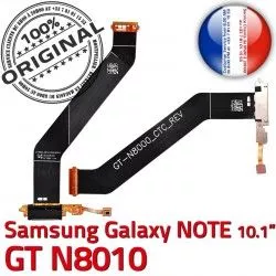 Réparation Samsung Contacts NOTE GT-N8010 Ch ORIGINAL MicroUSB Qualité Charge OFFICIELLE Nappe Galaxy Dorés Chargeur de Connecteur