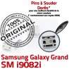 Samsung Galaxy GT-i9082i USB Pins Connector Prise à charge Qualité MicroUSB Dock SLOT Grand souder de Chargeur Fiche Dorés ORIGINAL