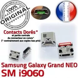 MicroUSB Dorés Chargeur GT-i9060 Samsung ORIGINAL Connector Fiche Galaxy NEO Qualité à Pins Dock Prise souder SLOT USB Grand charge