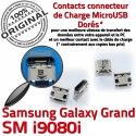 Samsung Galaxy GT-i9080i USB Chargeur Dorés Dock SLOT souder MicroUSB Grand de Qualité charge ORIGINAL Pins Fiche Prise à Connector