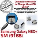 Samsung Galaxy NEO GT-i9168i USB Dorés Qualité Fiche Pins souder SLOT Connector Chargeur à Prise charge Dock ORIGINAL MicroUSB Plus