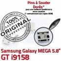 Samsung Galaxy GT-i9158 USB Duos Connector Pins souder ORIGINAL Dock Qualité Mega Dorés Fiche Prise Chargeur de charge MicroUSB à