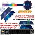 Verre Trempé Apple iPad A2198 Ecran Bleue Chocs Vitre Protection Oléophobe 2019 Anti-Rayures ESR Multi-Touch H Lumière Filtre UV