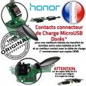 Honor 9X PORT C Microphone Charge JACK Antenne OFFICIELLE Téléphone Micro RESEAU ORIGINAL Chargeur USB Nappe Prise Câble Qualité