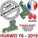 Huawei Y6 2019 Microphone ORIGINAL Nappe Antenne USB Chargeur Qualité Charge OFFICIELLE Micro Connecteur RESEAU Téléphone Prise