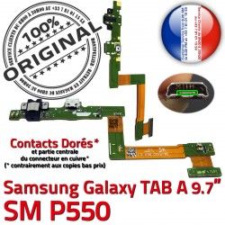 de SM-P550 Haut HP ORIGINAL A SM Galaxy TAB Flex Nappe Charge OFFICIELLE Samsung Bouton HOME P550 Connecteur Parleur Réparation Chargeur