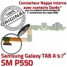 SM-P550 TAB A Jack Ecouteurs Connecteur P550 Nappe Réparation SM Chargeur Charge MicroUSB Bouton Galaxy HOME Samsung ORIGINAL Casque