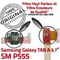Samsung TAB A SM-P555 Galaxy C Micro SM OFFICIELLE Réparation Chargeur de Contacts Charge ORIGINAL Qualité P555 USB Nappe Doré Connecteur