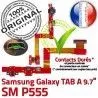 SM-P555 TAB A Jack Ecouteurs Nappe HOME Réparation P555 SM Bouton Chargeur Connecteur Charge Samsung MicroUSB Casque ORIGINAL Galaxy