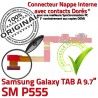 Samsung Galaxy TAB A SM-P555 HP Nappe P555 SM Parleur Charge HOME de Flex OFFICIELLE Bouton Réparation Haut ORIGINAL Chargeur Connecteur