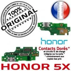 Nappe Honor Charge Qualité OFFICIELLE Prise USB Téléphone Antenne Microphone RESEAU Huawei Connecteur 5X DOCK Chargeur ORIGINAL