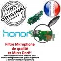 Honor 5X Antenne Microphone RESEAU OFFICIELLE USB Huawei PORT ORIGINAL Qualité Charge Chargeur Téléphone Nappe Connecteur Prise
