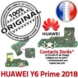 Huawei Y6 Prime de Microphone Câble ORIGINAL Chargeur Charge Téléphone PORT Micro DOCK Qualité Nappe Antenne JACK USB 2018 Prise