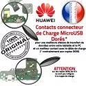 Huawei Y6 Prime 2018 Chargeur Microphone SMA Micro Connecteur Qualité Antenne USB PORT Câble ORIGINAL Charge Rapide Nappe Prise