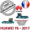 Huawei Y6 2017 Prise Alim Alimentation PORT Microphone Micro Qualité Câble Chargeur Charge Téléphone Antenne Nappe JACK USB ORIGINAL
