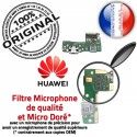 Huawei Y6 PRO 2017 Branchement Câble Antenne PORT Qualité Charge Nappe DOCK Micro Microphone Chargeur USB Prise SMA ORIGINAL