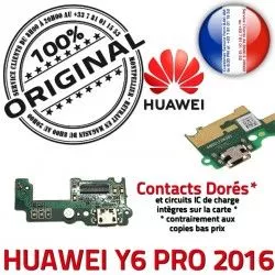 Prise Micro Charge Y6 Honor PORT PRO SMA 2016 Huawei ORIGINAL Téléphone Microphone USB Nappe Chargeur Antenne Connecteur Qualité