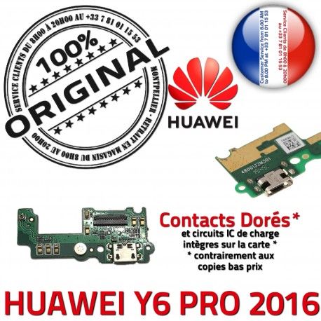 Huawei Y6 PRO 2016 PORT Chargeur Micro Qualité Nappe JACK de Câble Prise Téléphone Charge Microphone Antenne ORIGINAL USB