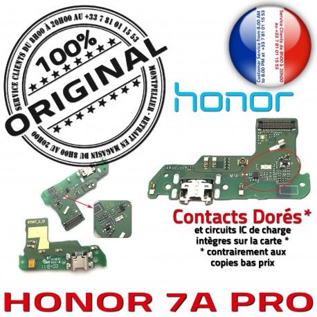 Honor 7A PRO Charge Chargeur Huawei RESEAU Antenne OFFICIELLE MicroUSB PORT Nappe Téléphone Prise Connecteur Microphone ORIGINAL