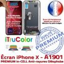Écran inCELL iPhone A1901 LG LCD Tactile Multi-Touch iTruColor Verre SmartPhone Oléophobe HDR Tone Affichage PREMIUM True