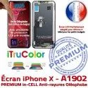 Écran LCD sur Châssis A1902 pouces Tone X iPhone Vitre 5,8 Super inCELL True Liquides Retina Cristaux PREMIUM Apple SmartPhone