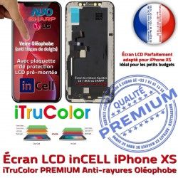 SmartPhone True Écran iPhone Verre Tone Apple Tactile LCD XS PREMIUM Réparation Multi-Touch Affichage Retina Vitre inCELL HD