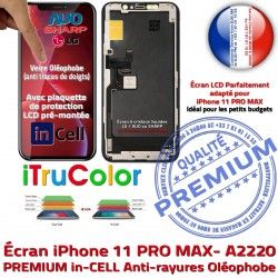 True HD Affichage SmartPhone Verre Vitre LCD Tactile inCELL Écran iPhone PREMIUM Multi-Touch Apple Réparation Retina A2220 Tone