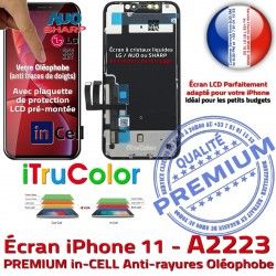 HDR Écran Tone Multi-Touch iPhone LCD True Tactile PREMIUM Verre SmartPhone Affichage Apple Oléophobe A2223 LG inCELL iTruColor in-CELL
