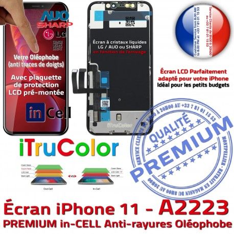 LCD inCELL iPhone A2223 Écran 3D 6,1 Touch Réparation Retina Super PREMIUM Apple Cristaux HD inch SmartPhone Liquides iTruColor