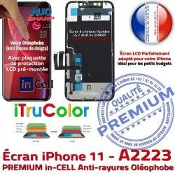 sur A2223 Retina inCELL iPhone 11 Affichage Vitre Châssis Écran SmartPhone PREMIUM Liquides True in Tone LCD Cristaux Apple 6,1