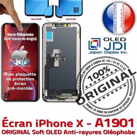 soft OLED iPhone A1901 KIT Touch 3D ORIGINAL Remplacement Complet Apple Verre Châssis sur SmartPhone Écran Multi-Touch Assemblé