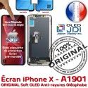 iPhone A1901 Qualité soft OLED HD 3D Retina Écran iTruColor Réparation Complet ORIGINAL 5,8 in Super SmartPhone Touch X Apple Assemblé