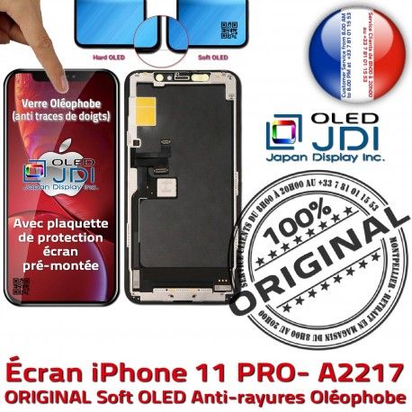iPhone A2217 sur Chassis Apple True pouces OLED 5,8 soft Complet Vitre Super Tactile Retina Châssi 11 SmartPhone ORIGINAL PRO Tone Affichage