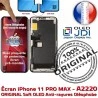 Écran soft OLED iPhone A2220 Tone iTruColor Verre ORIGINAL Tactile SmartPhone LG Oléophobe Multi-Touch HDR Affichage True