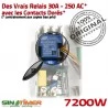 Commande Chauffage 30A Heures Jour-Nuit 7200W Rail Automatique Creuses Commutateur Programmateur Hebdomadaire DIN 7kW Électronique