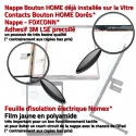 PACK iPad 2021 A2603 Noir Outils Adhésif Bouton Verre PREMIUM KIT Vitre Qualité Precollé Réparation Tactile Noire HOME Nappe Oléophobe