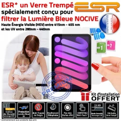 Trempé iPad Protection ESR Vitre A2569 Multi-Touch Oléophobe Ecran Filtre Verre Anti-Rayures UV Anti-Chocs Lumière Apple Bleue