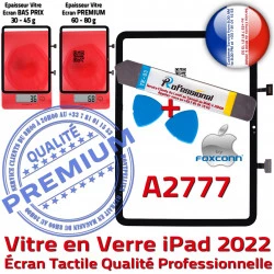 Qualité Noir A2777 Réparation Oléophobe Ecran Vitre Monté Tablette Tactile Adhésif PACK 2022 KIT iPad Professionnelle PRO Verre