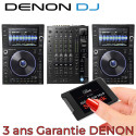 PACK 2 x Platines Denon DJ SC-SC6000 Prime + Mixeur X1850 - Disque SSD 560 Mo/s OFFERT - Offre de Mixage Haut de Gamme
