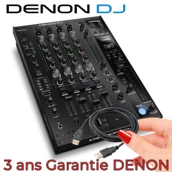 polyvalence Table haut gamme de Gamme mixage Performances Denon PRIME : Haut et 4 DJ X1850 Voies exceptionnelle