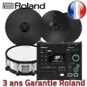 Roland CY-14C-T CY14C V71 de PD-140D Ride Caisse claire électronique PACK Hi-Hat Module + batterie CY-18DR mise niveau à VH-14D