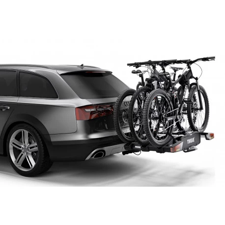 EasyFold Thule porte-vélos XT3 attelage - Porte-vélos pour 3 noir/aluminium XT 3 vélos 934100 sur plateforme boule