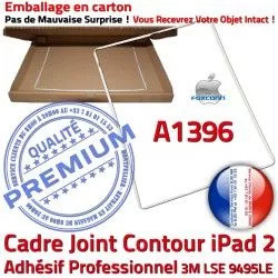 Vitre Cadre A1396 iPad Autocollant Réparation B Blanc Ecran ABS Tactile Adhésif Châssis Joint Plastique 2 Tablette Contour Apple